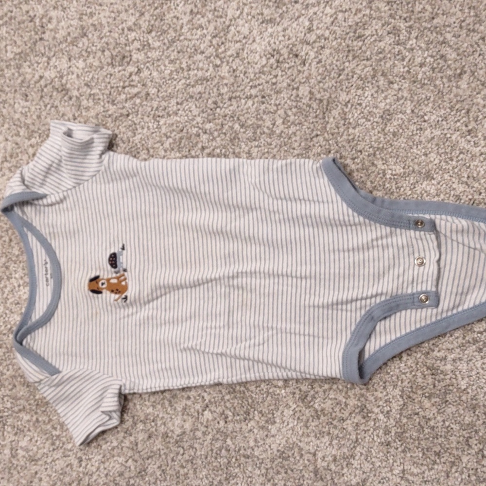 18 Month Carter's Onesie With Dog And Turtle